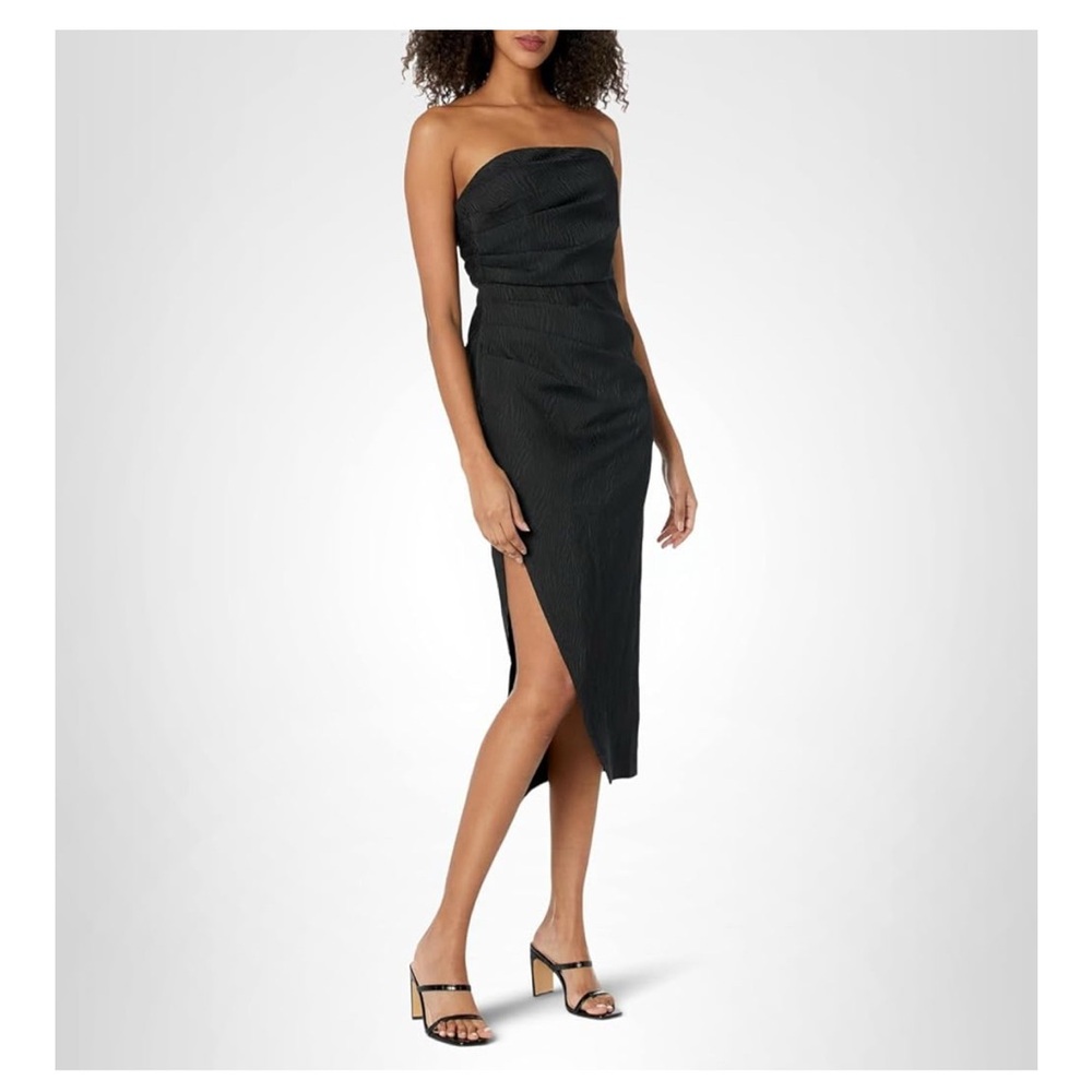 ASTR Black Midi Dress, Straps Or Strapless